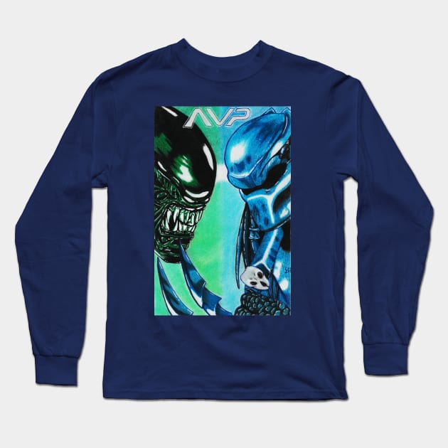 AVP Long Sleeve T-Shirt by Nightcat17